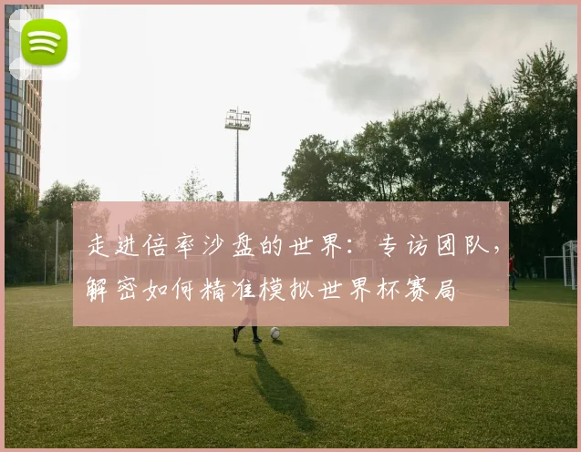 走进倍率沙盘的世界：专访团队，解密如何精准模拟世界杯赛局